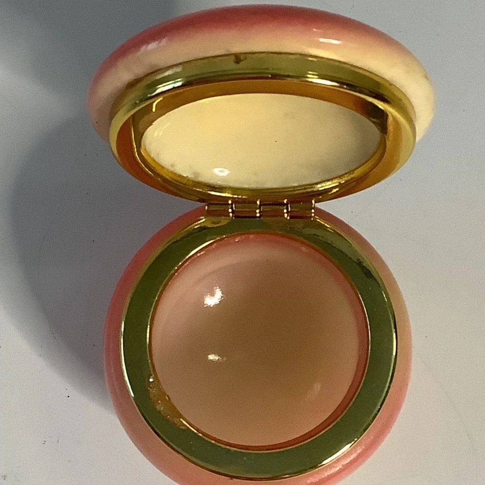 Vintage Italian Alabaster Trinket Box St Peters Square in Rome